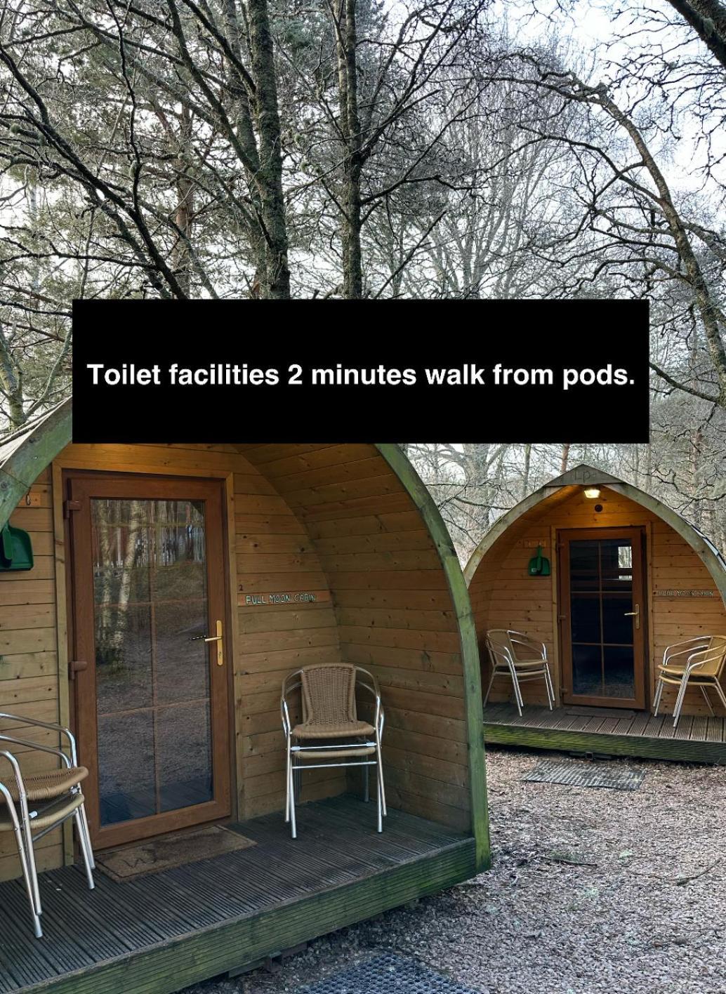 Pine Marten Bar Glenmore Pods Capsule hotel Aviemore